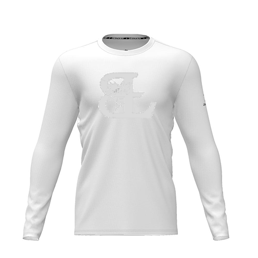[CUS-DRIF-TEES-PER-CNK-LSL-WHT-YXS-LOGO1] Dri Fit Performance T-Shirt (Youth XS, White, Logo 1, Long Sleeve)