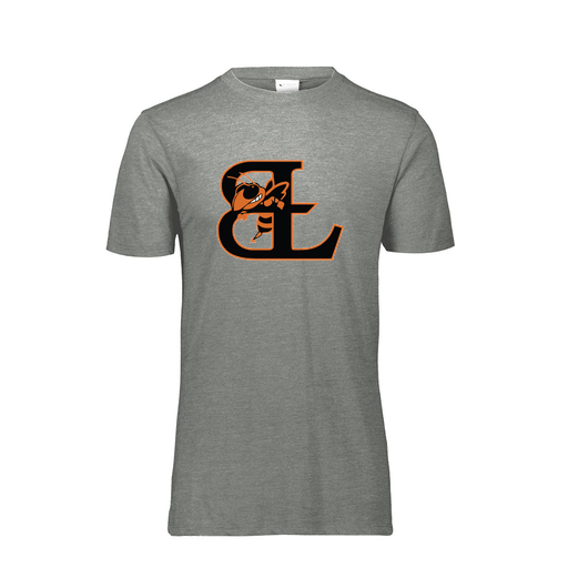 [FTSCUBGY-AS-LOGO1] Decker Men's Tri-Blend T-Shirt - Short Sleeve (Adult S, Gray, Logo 1)