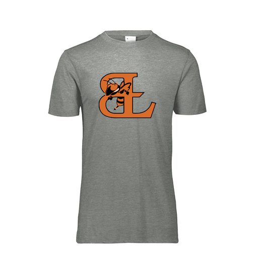 [FTSCUBGY-YS-LOGO2] Decker Youth Tri-Blend T-Shirt - Short Sleeve (Youth S, Gray, Logo 2)