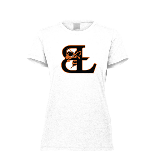 [FTSCUBWH-FAXS-LOGO1] Decker Women's Tri-Blend T-Shirt - Short Sleeve (Female Adult XS, White, Logo 1)