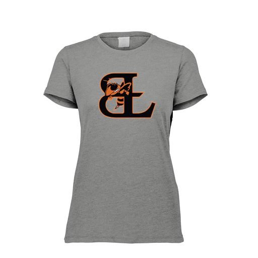 [FTSCUBGY-FAXS-LOGO1] Decker Women's Tri-Blend T-Shirt - Short Sleeve (Female Adult XS, Gray, Logo 1)