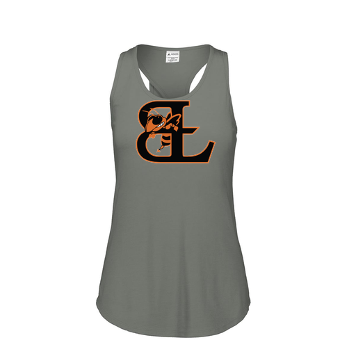 [3078.013.S-LOGO1] Ladies Tri Blend Tank Top (Female Adult S, Gray, Logo 1)