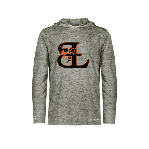 [FOLHCGGY-AS-LOGO1] Decker Men's Charge Hoodie (Adult S, Gray, Logo 1)