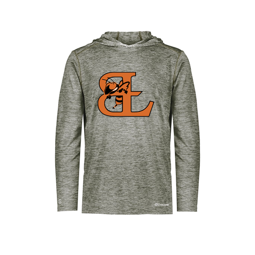 [FOLHCGGY-AS-LOGO2] Decker Men's Charge Hoodie (Adult S, Gray, Logo 2)