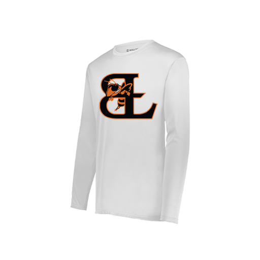 [222822.005.XS-LOGO1] Men's LS Smooth Sport Shirt (Adult XS, White, Logo 1)
