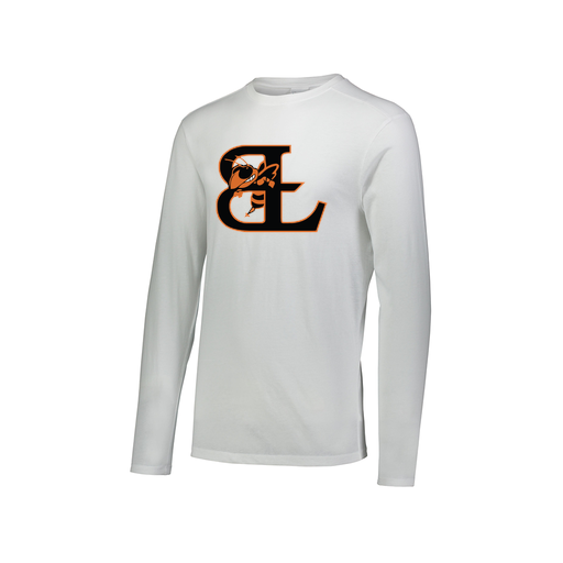 [3075.005.XS-LOGO1] Men's LS Ultra-blend T-Shirt (Adult XS, White, Logo 1)