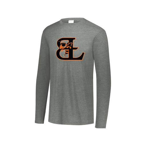 [3075.013.XS-LOGO1] Men's LS Ultra-blend T-Shirt (Adult XS, Gray, Logo 1)