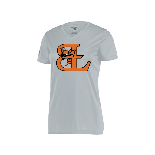 [222820.099.S-LOGO2] Ladies Movement Dri Fit Shirt (Female Adult S, Silver, Logo 2)